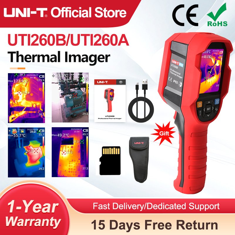 Nf 521 Thermal Imaging Camera - กล้องถ่ายภาพความร้อน UNI-T UTI260B UTI260A ความละเอียด 256x192
