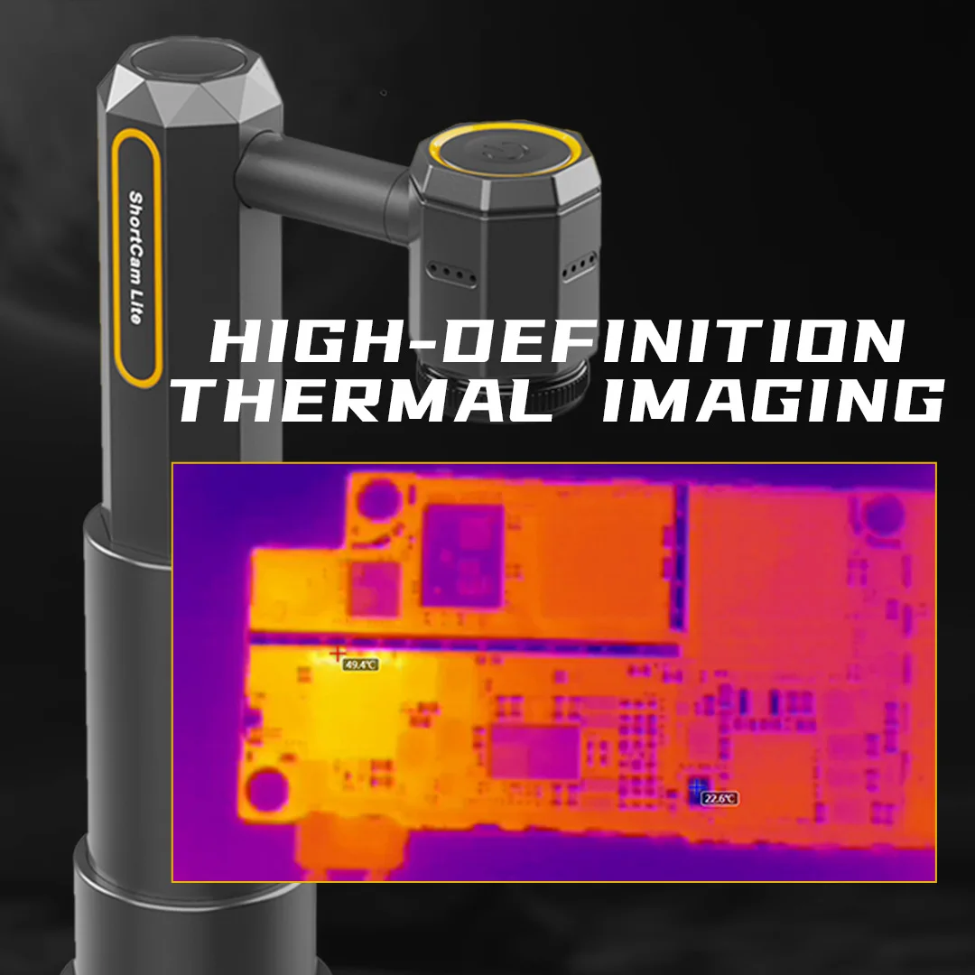 Shortcam Thermal Imaging Pcb - LANGCHI 4th Shortcam Lite กล้องถ่ายภาพความร้อนแบบพกพาการวินิจฉัยลัดวงจรกล้องอินฟราเรดสําหรับโทรศัพท์ PCB