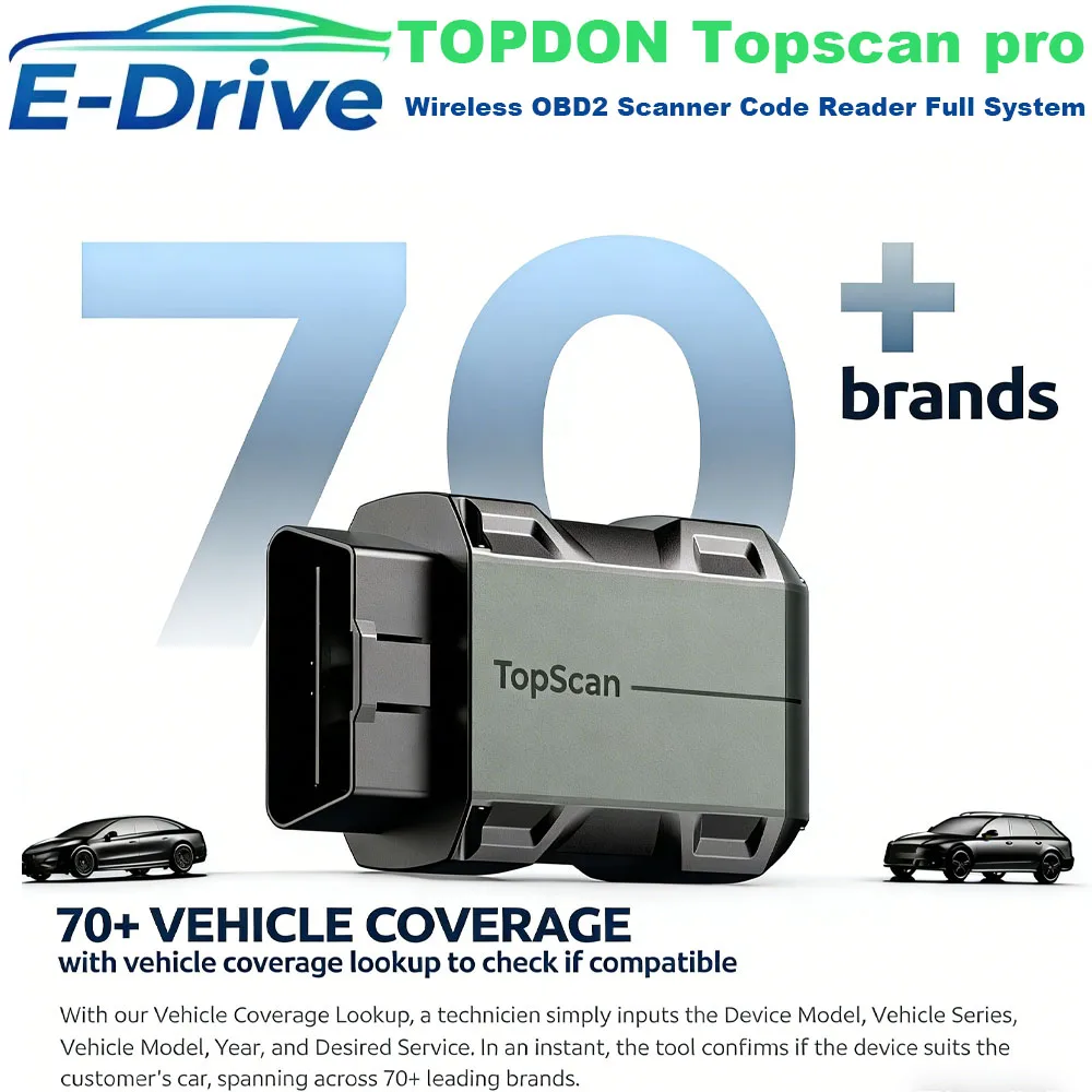 Topdon Tc001 Thermal Camera - เครื่องสแกน TOPDON Topscan Pro Wireless OBD2