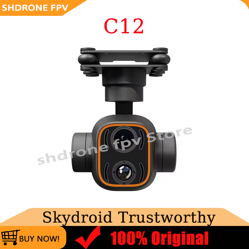 Thermal Imager Drone Gimbal - กล้อง Skydroid C12 ความละเอียด 2K ภาพความร้อนความคมชัดสูง
