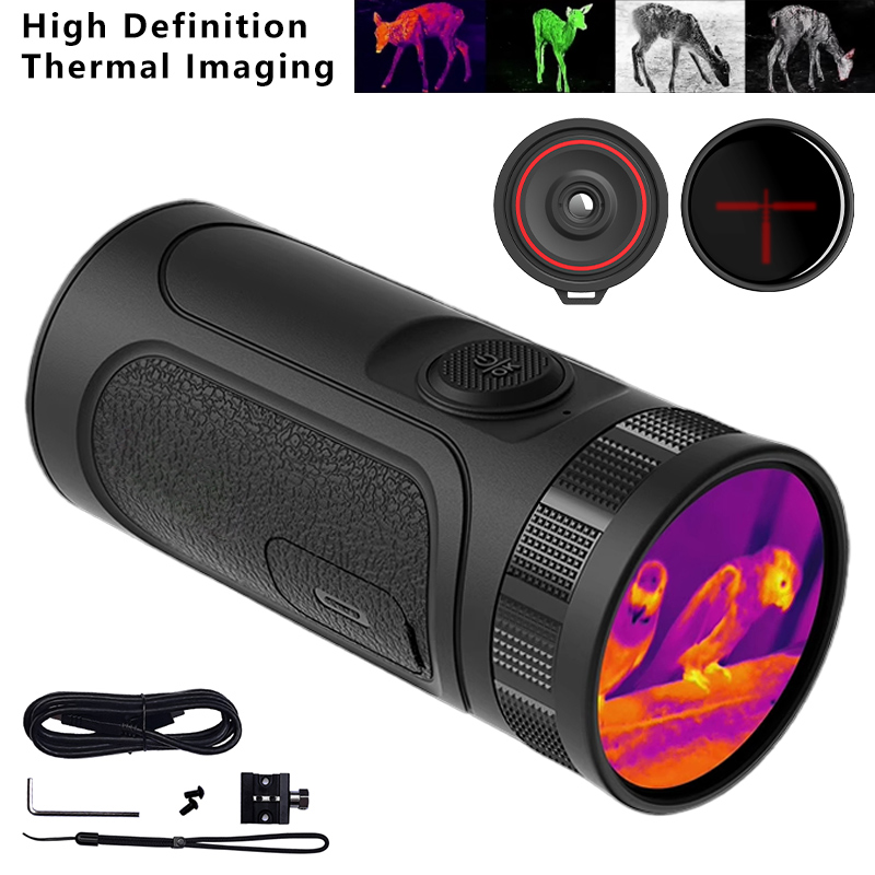 Guide Sensmart Thermal Monocular - กล้องโทรทรรศน์อินฟราเรดแบบมือถือ รุ่น Guide TE211M/TE211/TE411 พร้อมฟังก์ชันวัดอุณหภูมิภาพความร้อนกลางแจ้ง และมองเห็นในเวลากลางคืน