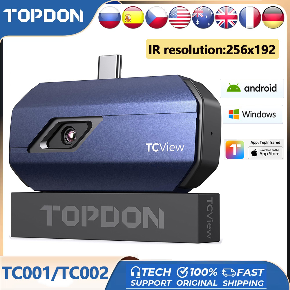 Topdon Tc001 Thermal Camera - กล้องถ่ายภาพความร้อน TOPDON TC001/TC002/TC002C DUO ความละเอียดสูงพิเศษ 512*384