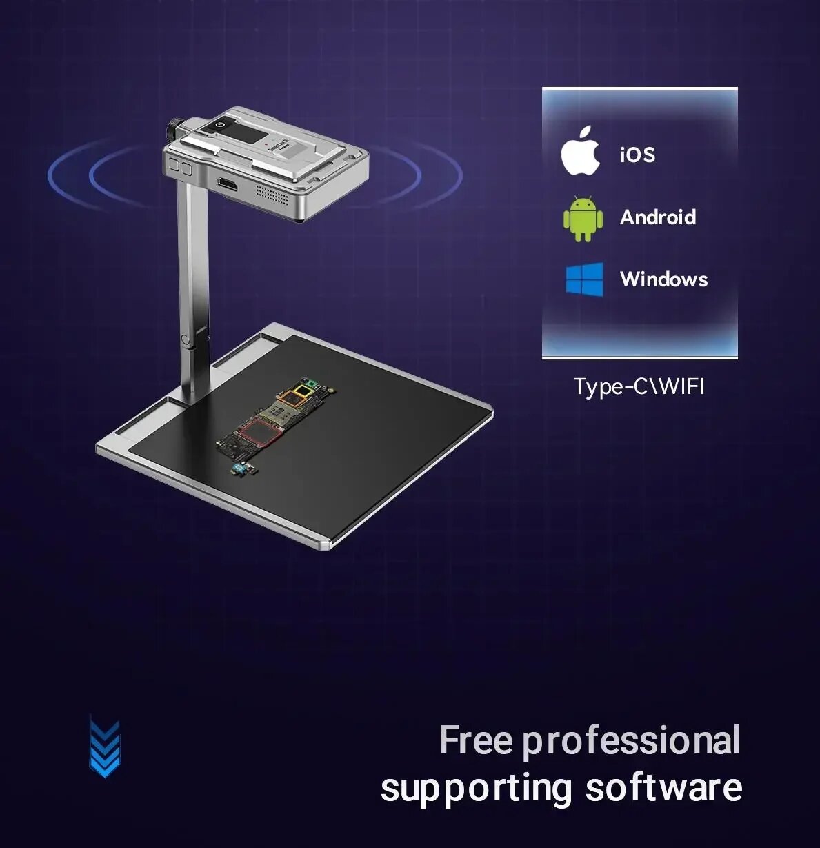 Pcb Short Circuit Thermal Diagnostics - เครื่องมือวินิจฉัยภาพความร้อนอินฟราเรด LANGCHI SHIRYCAN III 4K อุปกรณ์ถ่ายภาพความร้อนสำหรับซ่อมวงจรไฟฟ้าแบบลัดวงจรบนแผงวงจรพิมพ์