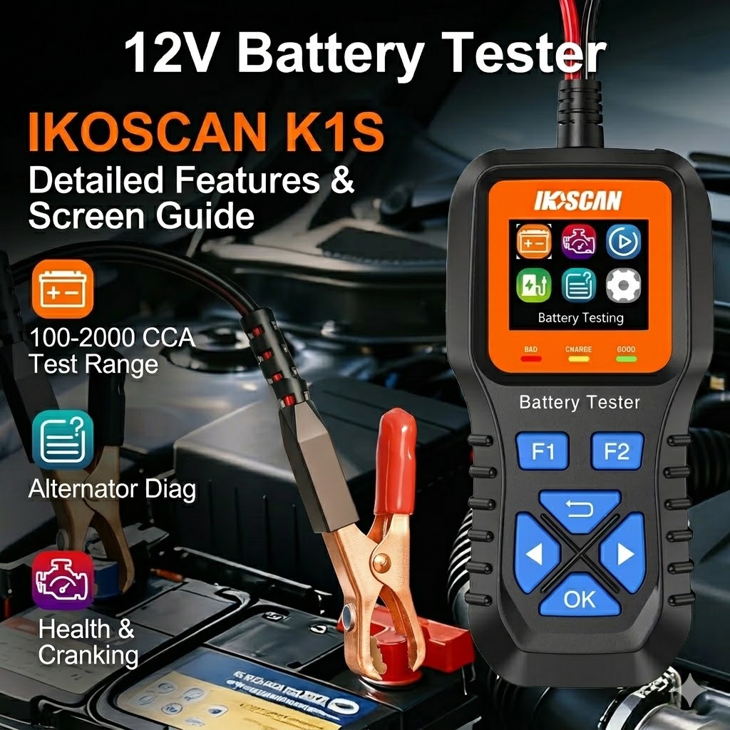 IKOSCAN K1S เครื่องทดสอบแบตเตอ - Topdon Tc001 Thermal Camera บทวิจารณ์และราคา