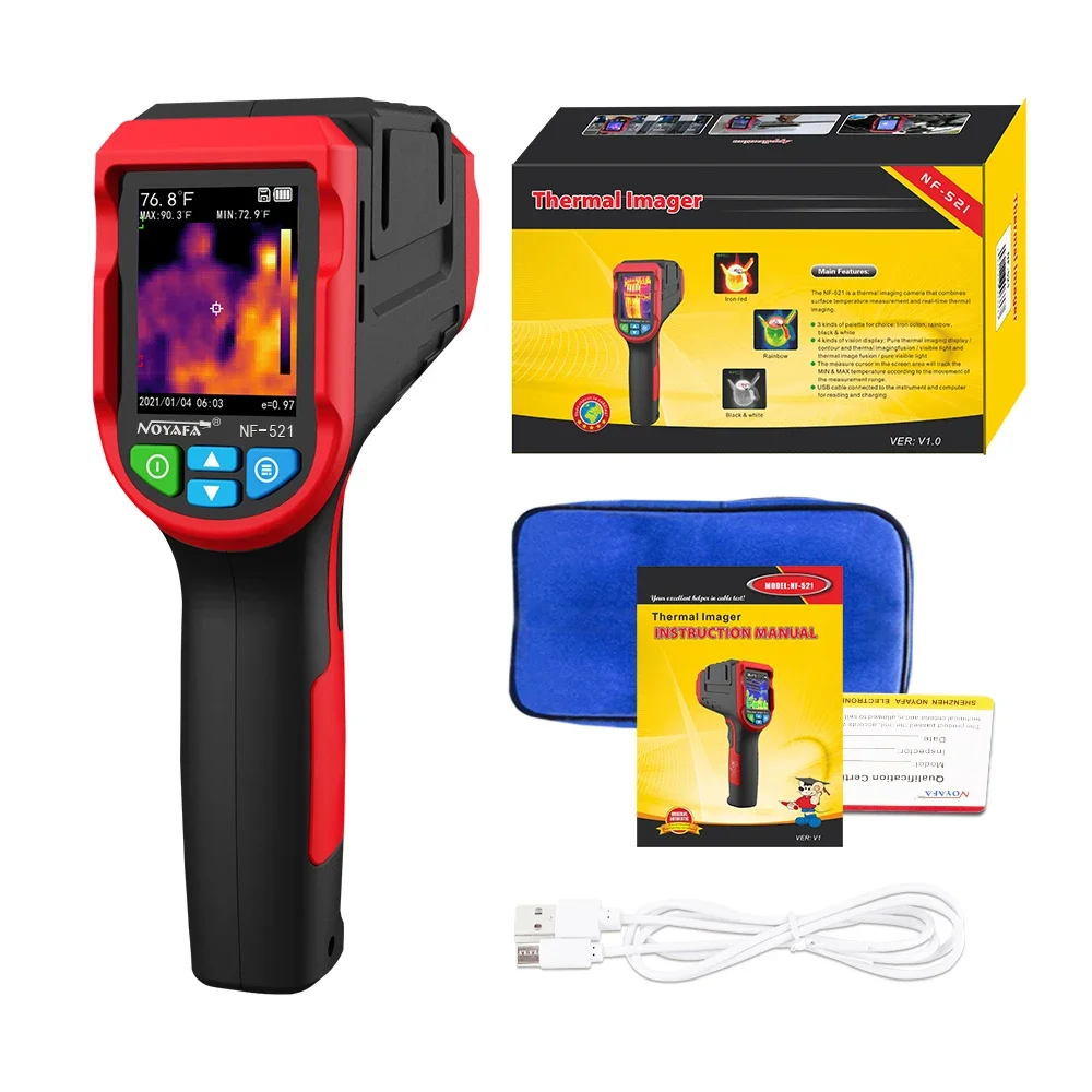 กล้องถ่ายภาพความร้อนอุตสาหกรรม - Nf 521 Thermal Imaging Camera บทวิจารณ์และราคา
