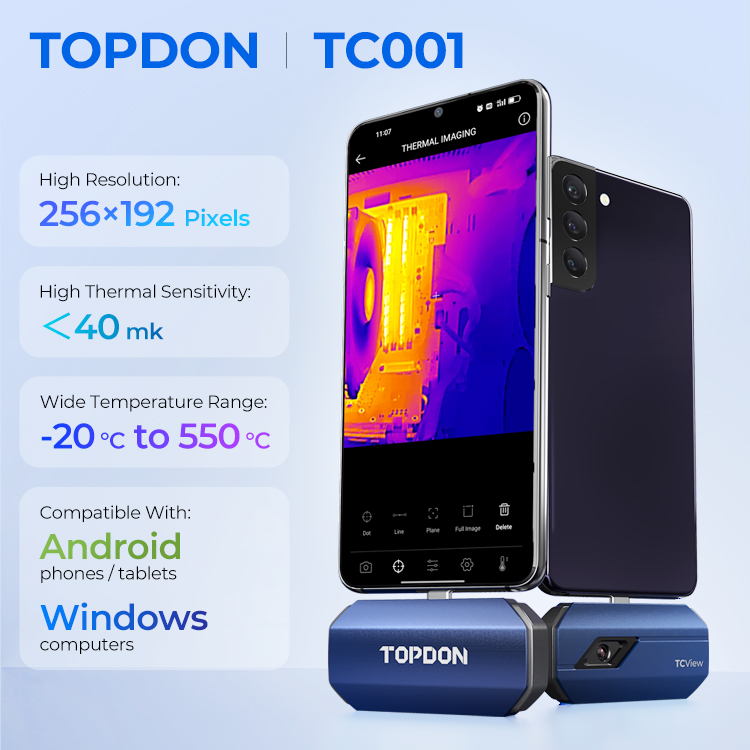ผู้ผลิต TOPDON ODM OEM TC001 ก - Topdon Tc001 Thermal Camera บทวิจารณ์และราคา