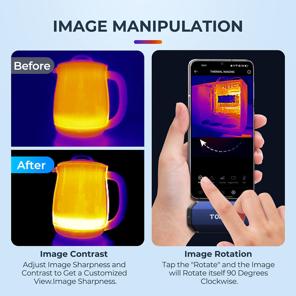 TOPDON TC001 กล้องถ่ายภาพความร - Topdon Tc001 Thermal Camera บทวิจารณ์และราคา