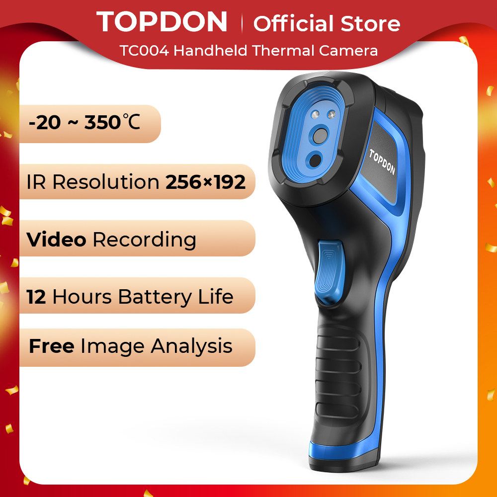 TOPDON TC004 ความละเอียดสูงควา - Topdon Tc001 Thermal Camera บทวิจารณ์และราคา