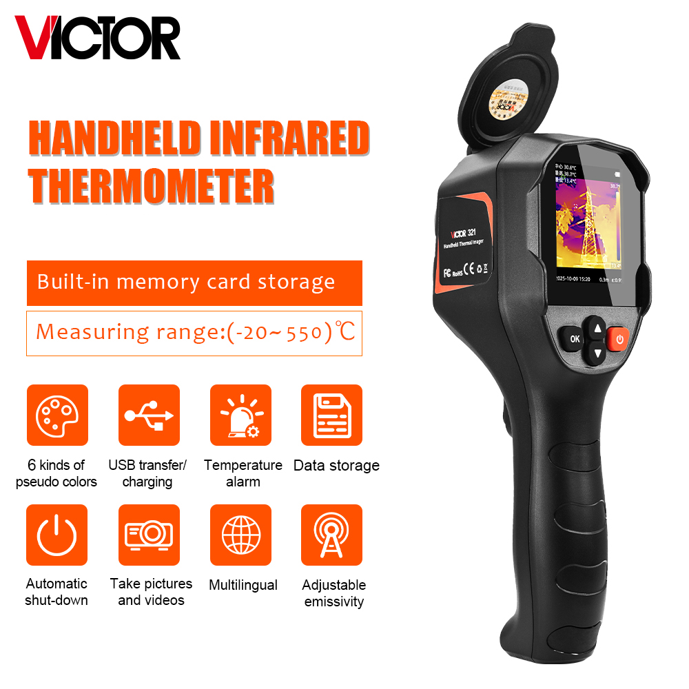 VICTOR กล้องถ่ายภาพความร้อน TI - Nf 521 Thermal Imaging Camera บทวิจารณ์และราคา