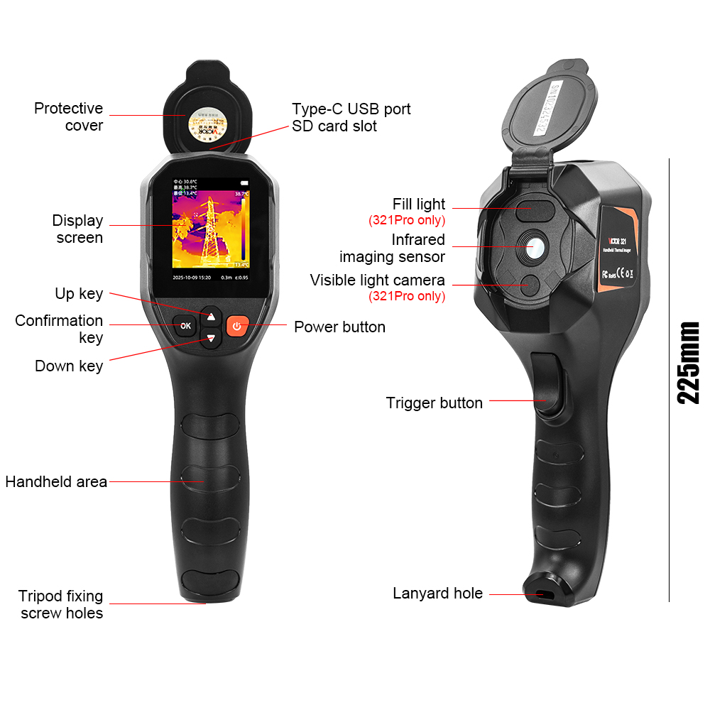 VICTOR กล้องถ่ายภาพความร้อน TI - Nf 521 Thermal Imaging Camera บทวิจารณ์และราคา