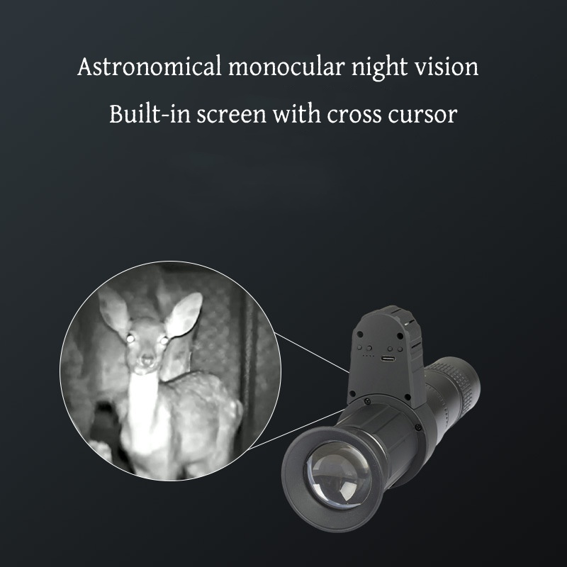แว่นตาอินฟราเรดมองกลางคืนแบบกั - Thermal Scope Night Vision Monocular บทวิจารณ์และราคา