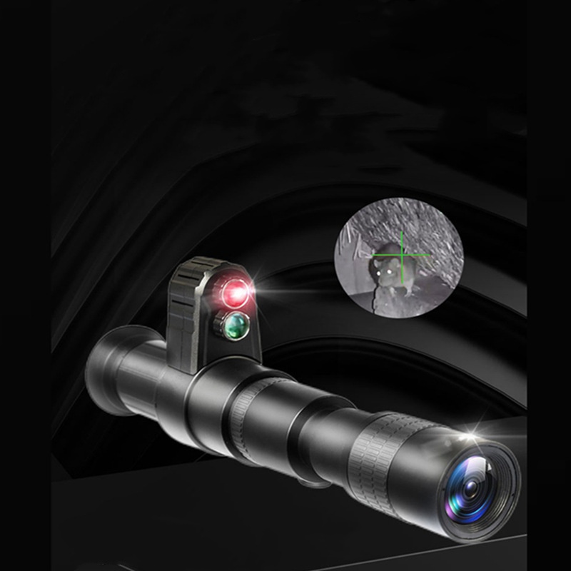แว่นตาอินฟราเรดมองกลางคืนแบบกั - Thermal Scope Night Vision Monocular บทวิจารณ์และราคา