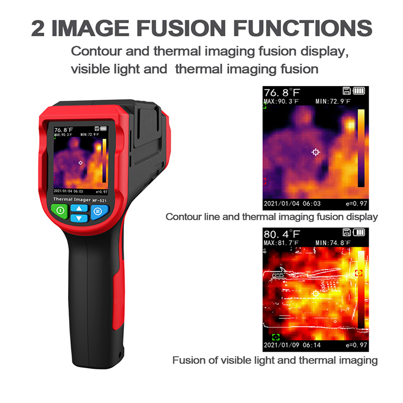Noyafa Nf 521 มือถืออินฟราเรดถ - Nf 521 Thermal Imaging Camera บทวิจารณ์และราคา