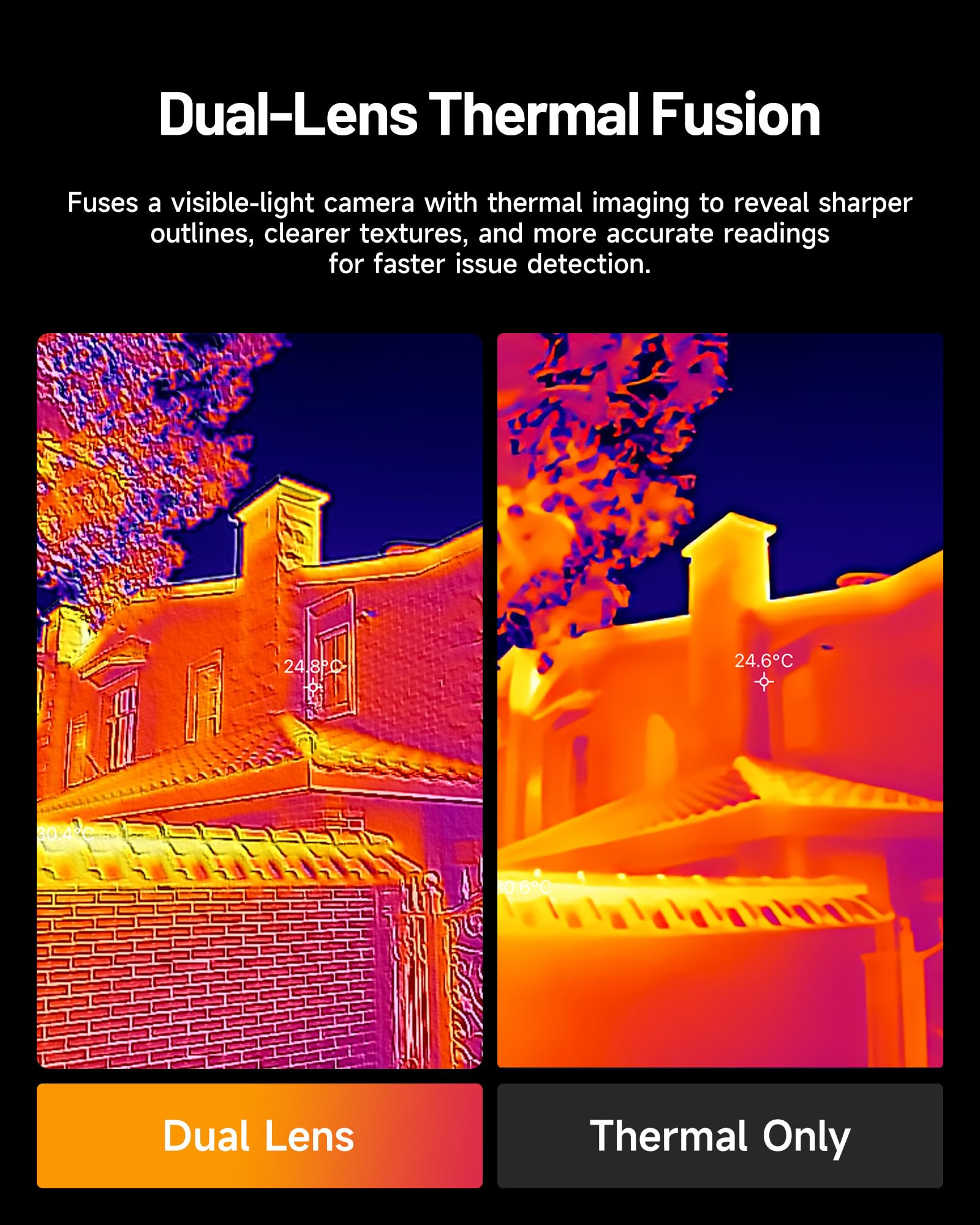 กล้องถ่ายภาพความร้อนแบบสองเลนส - Topdon Tc001 Thermal Camera บทวิจารณ์และราคา
