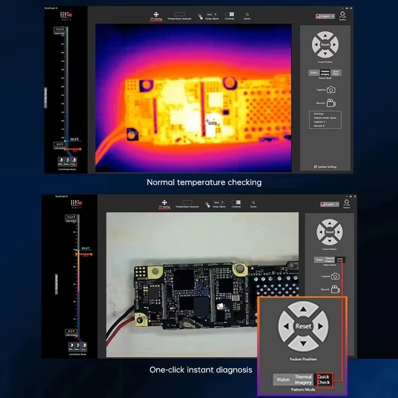 กล้องถ่ายภาพความร้อนอินฟราเรด  - Shortcam Thermal Imaging Pcb บทวิจารณ์และราคา