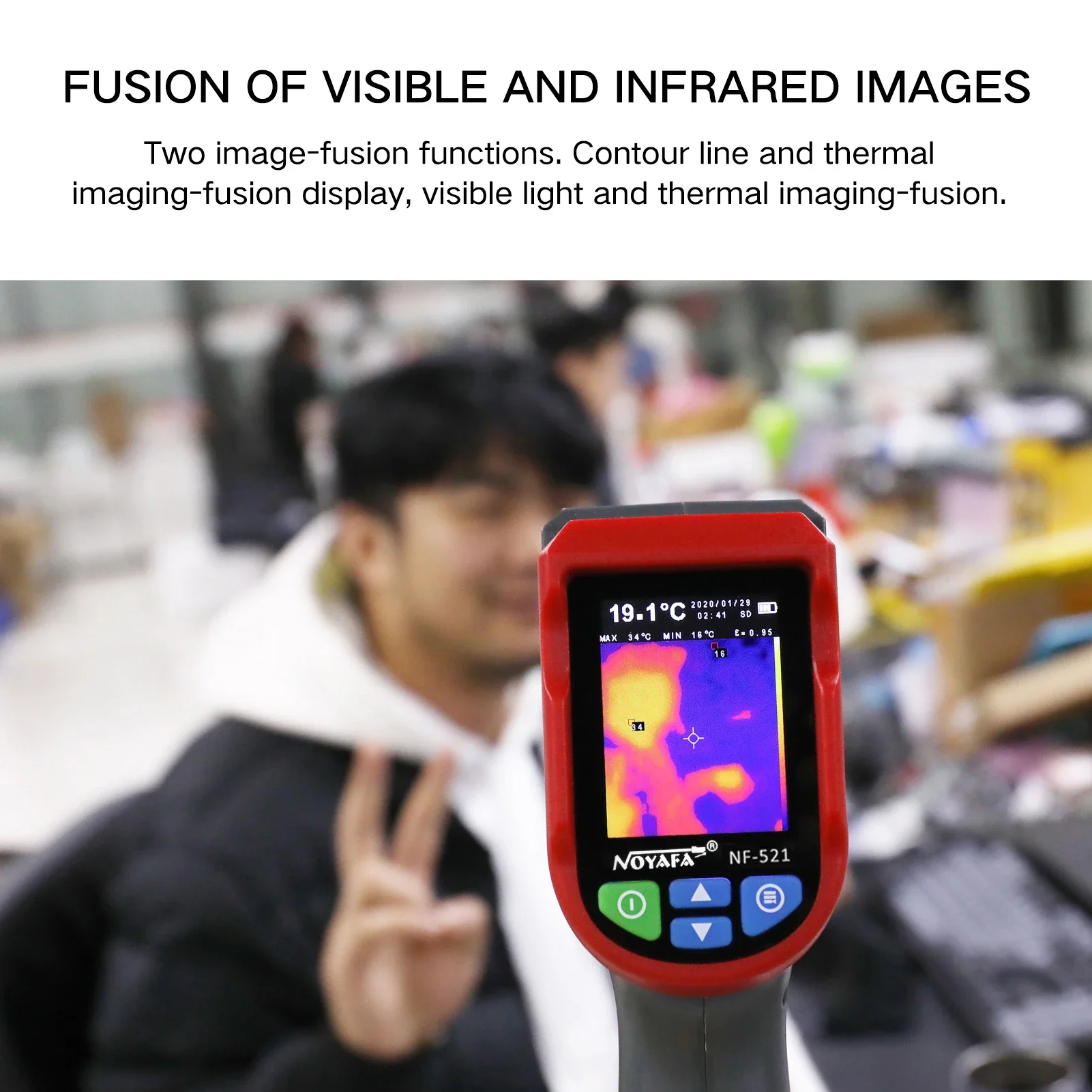 NF-521 กล้องถ่ายภาพความร้อนอิน - Nf 521 Thermal Imaging Camera บทวิจารณ์และราคา