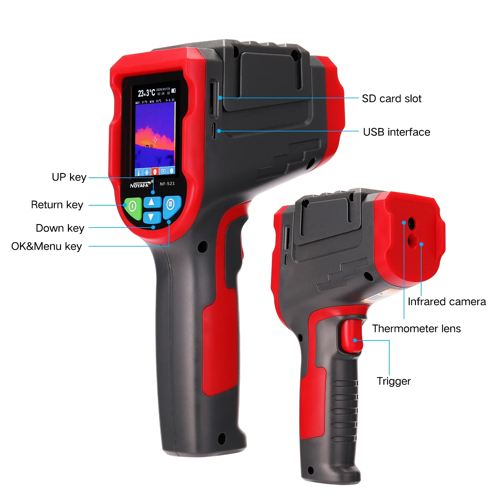 NF-521 กล้องถ่ายภาพความร้อนอิน - Nf 521 Thermal Imaging Camera บทวิจารณ์และราคา
