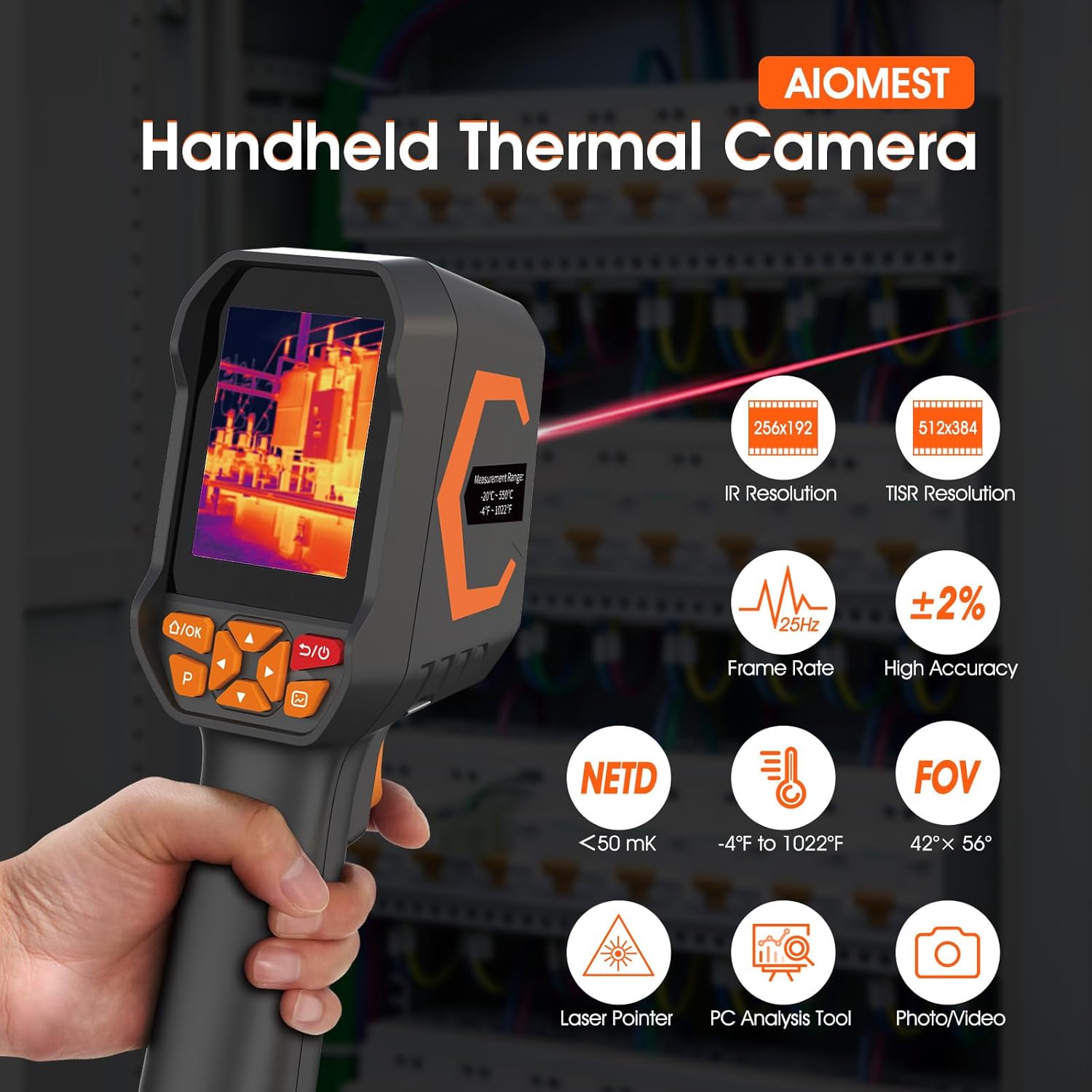 HoldPeak DP15L กล้องถ่ายภาพควา - Nf 521 Thermal Imaging Camera บทวิจารณ์และราคา