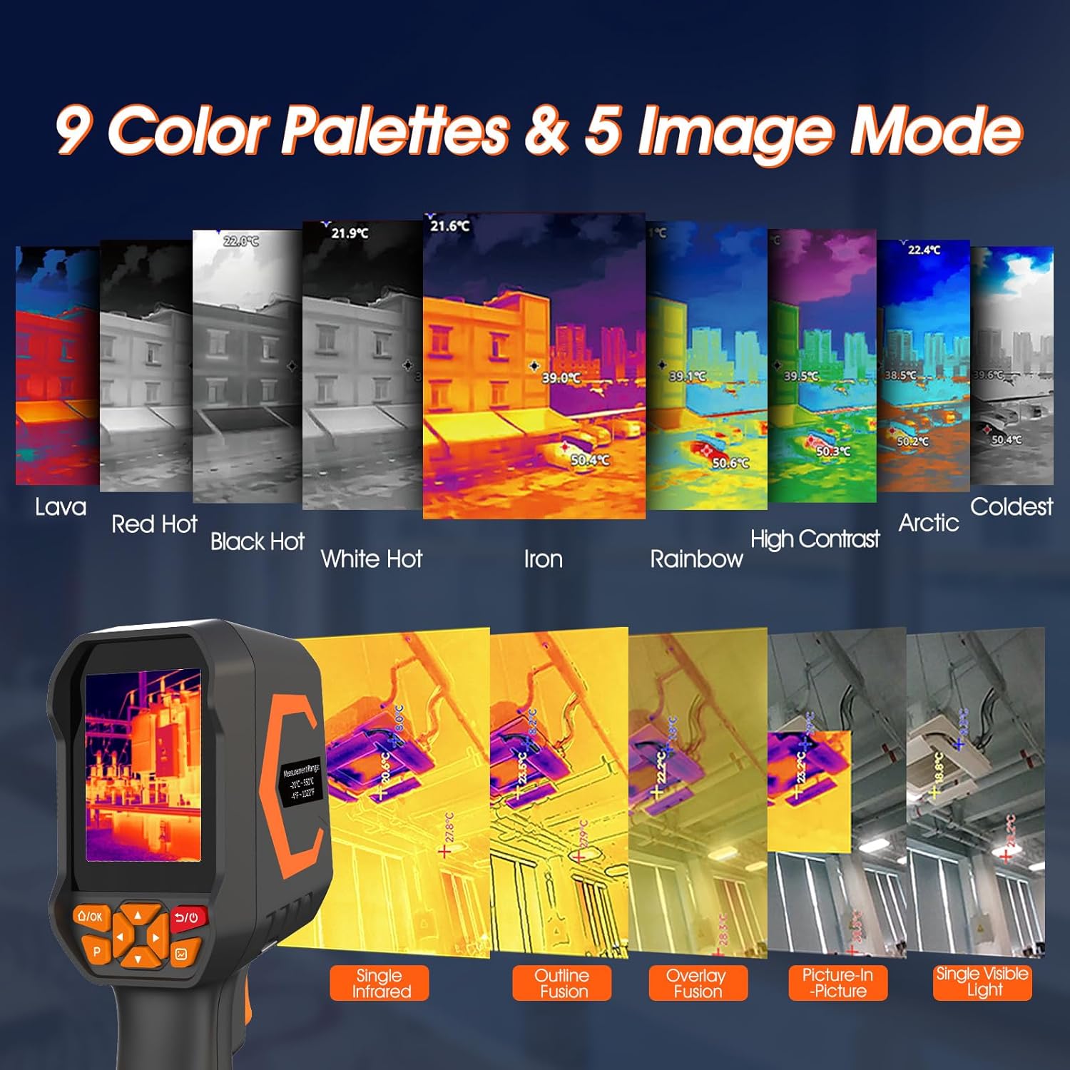 HoldPeak DP15L กล้องถ่ายภาพควา - Nf 521 Thermal Imaging Camera บทวิจารณ์และราคา