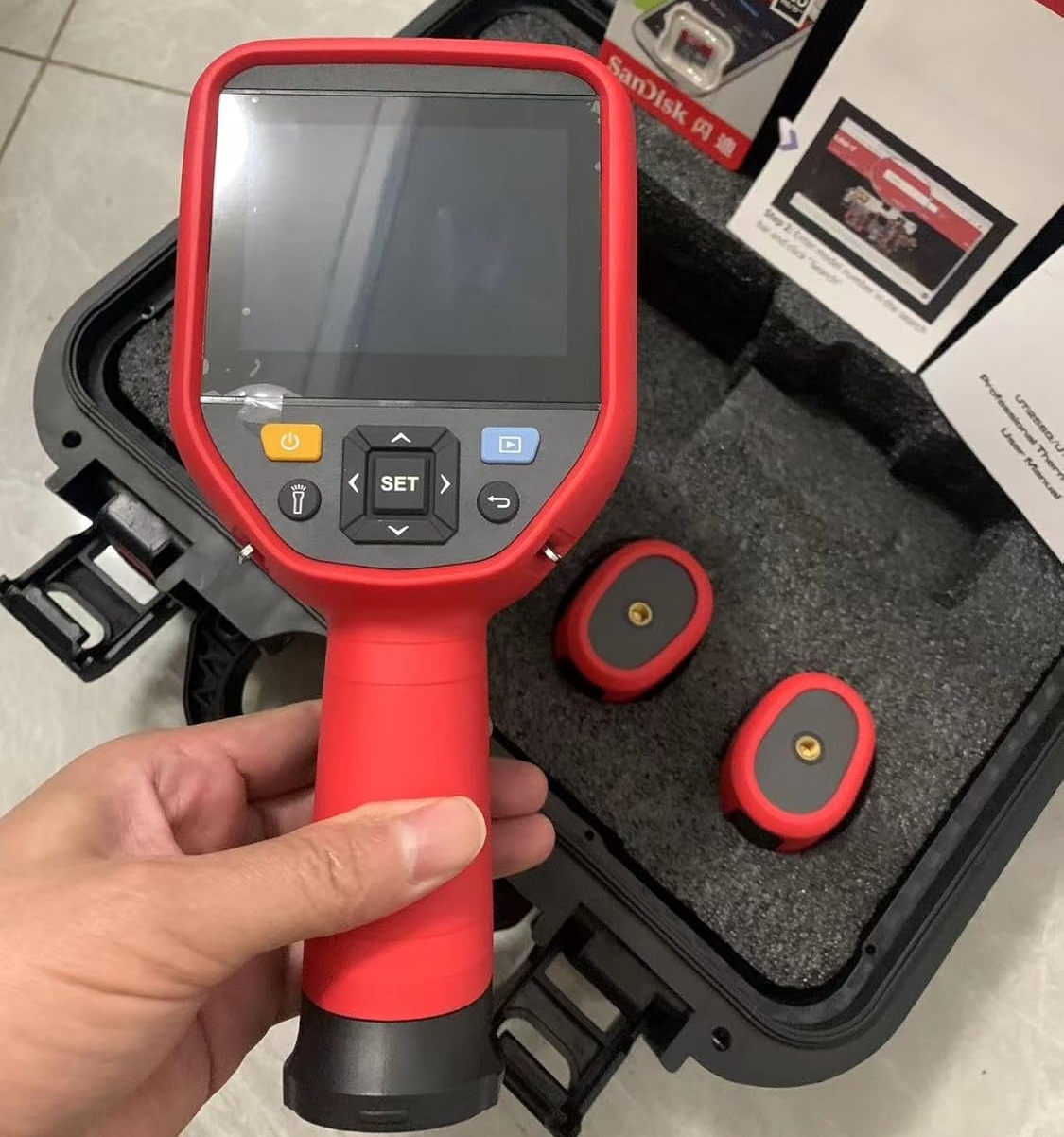 กล้องถ่ายภาพความร้อน UNI-T UTi - Thermal Camera Type C 384X288 บทวิจารณ์และราคา