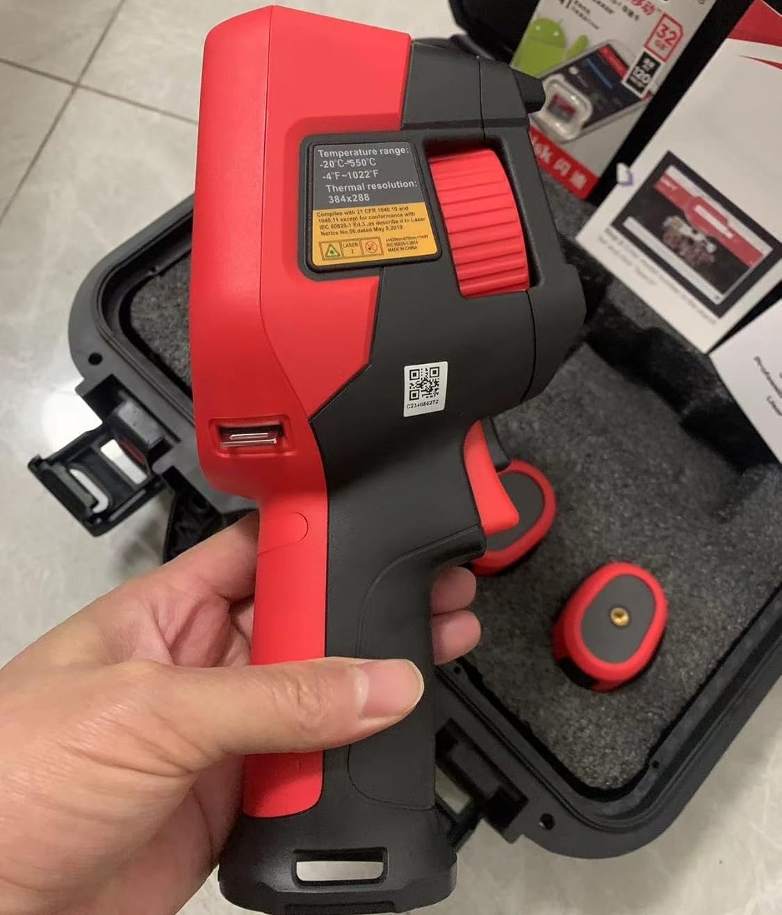 กล้องถ่ายภาพความร้อน UNI-T UTi - Thermal Camera Type C 384X288 บทวิจารณ์และราคา