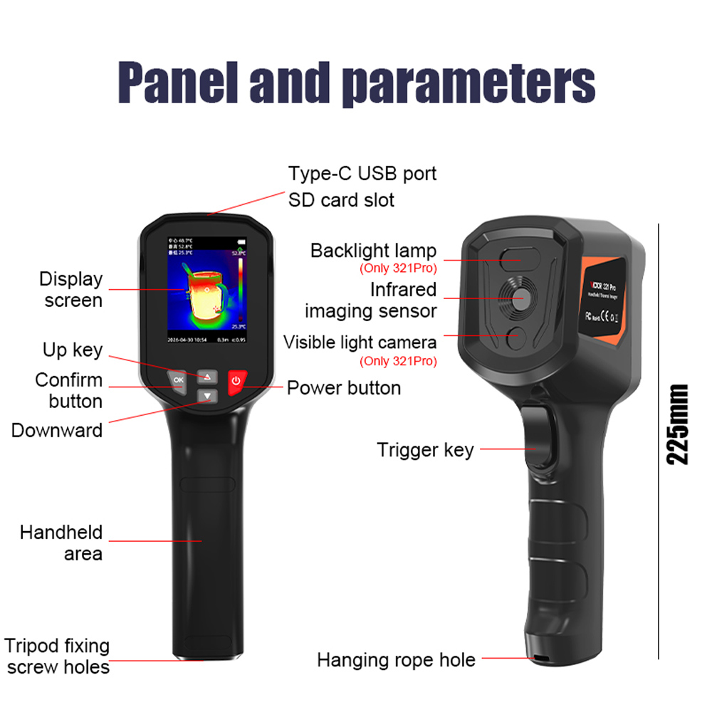 กล้องถ่ายภาพความร้อนอินฟราเรด  - Nf 521 Thermal Imaging Camera บทวิจารณ์และราคา