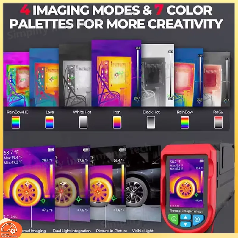กล้องถ่ายภาพความร้อนอุตสาหกรรม - Nf 521 Thermal Imaging Camera บทวิจารณ์และราคา